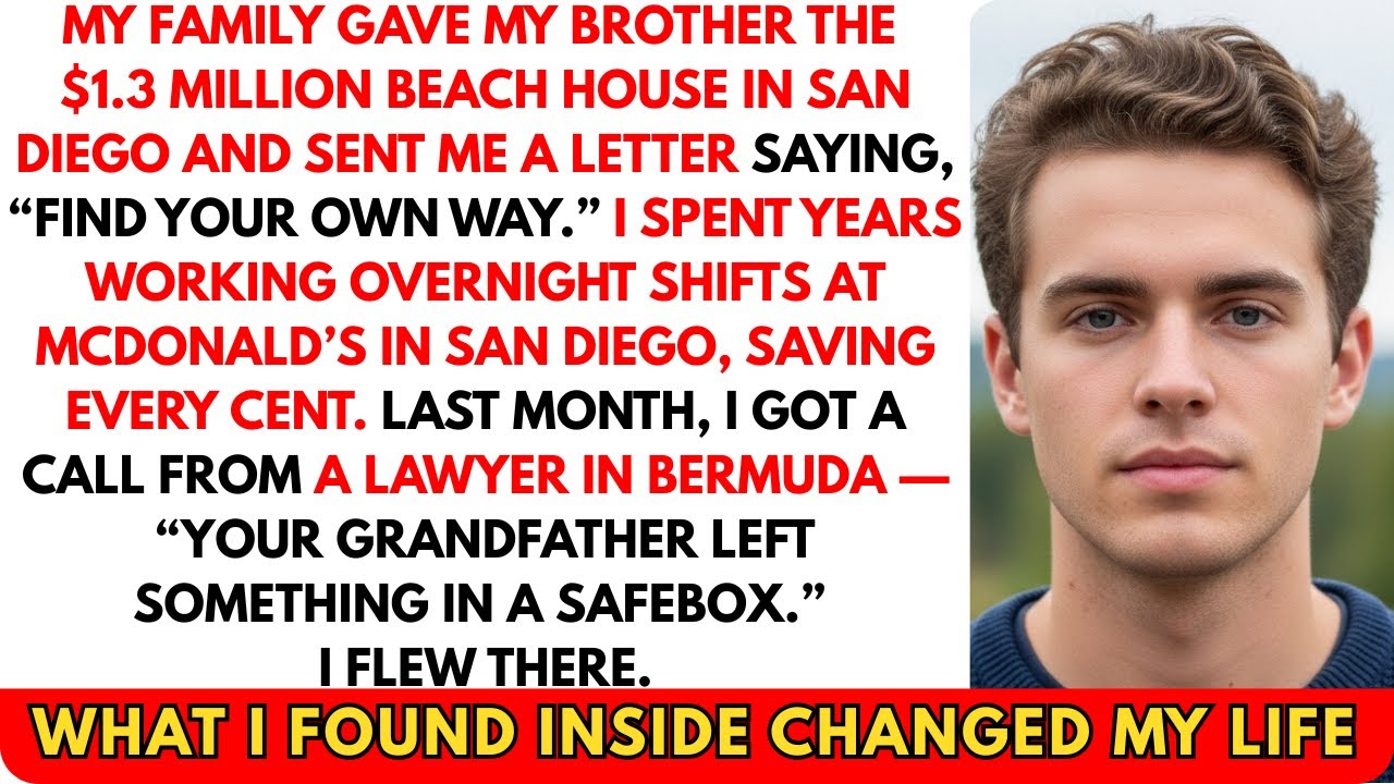 They Gave My Brother the $1.3M Beach House and Left Me With Nothing—Until My Grandpa’s Buried Secret