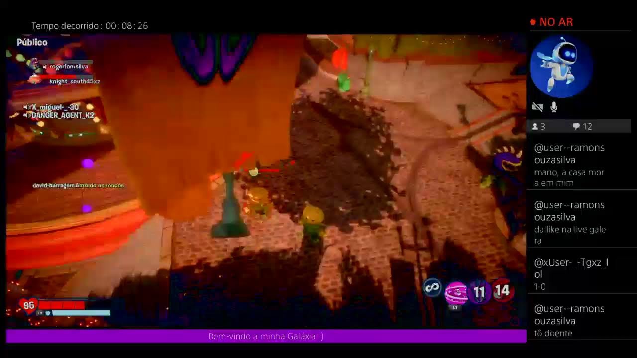 Jogando PvZ BFN
