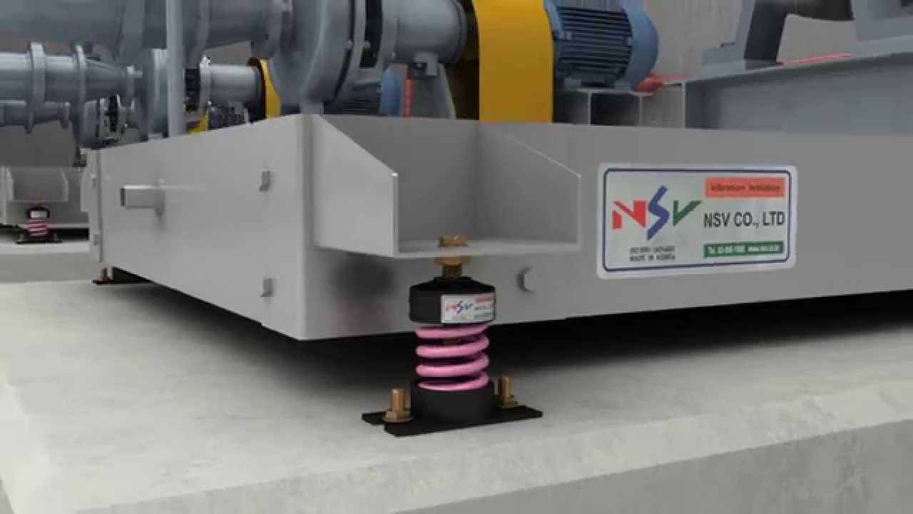 [NSV] 펌프 방진 개방형 스프링 마운트(Open Type)_VIBRATION ISOLATION OF PUMPS(Open Type)
