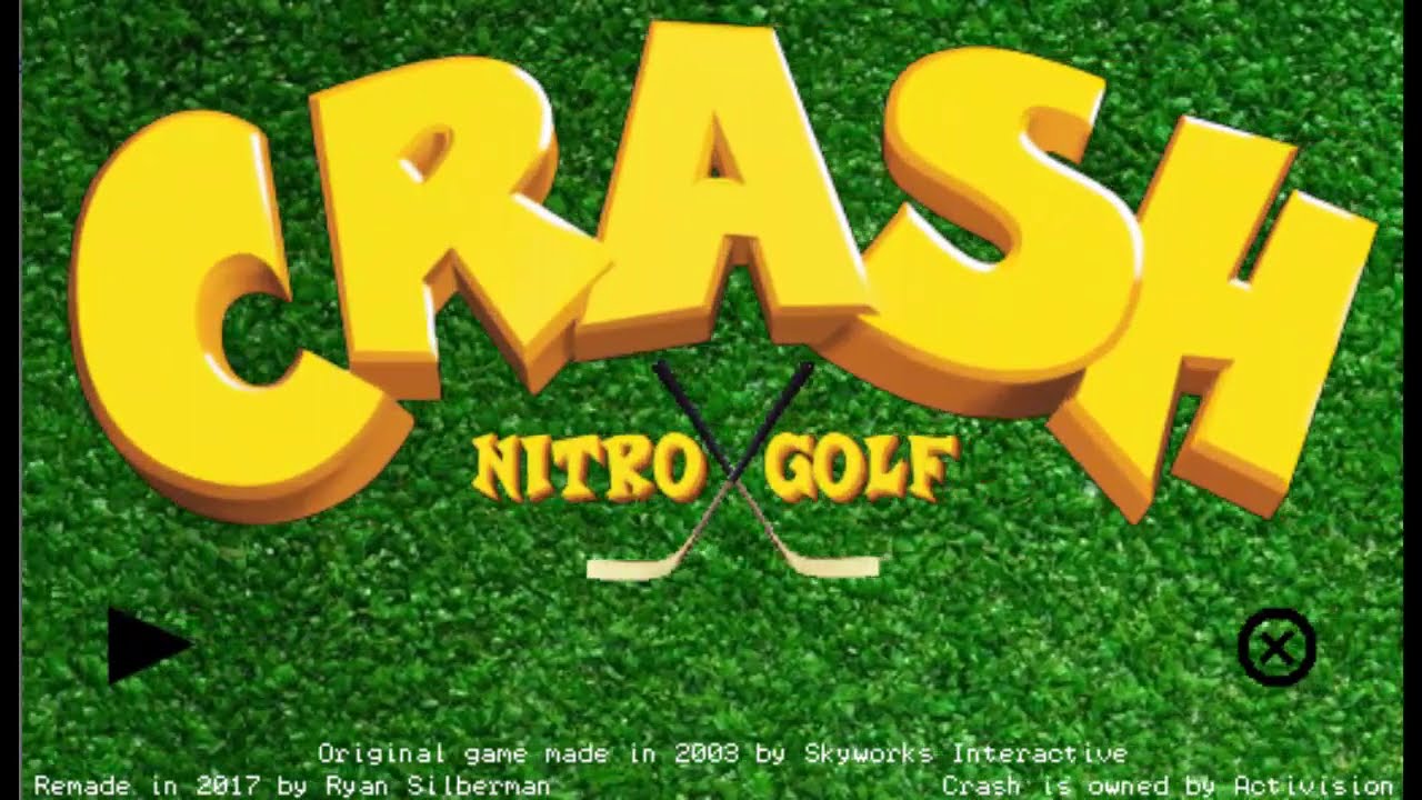 Crash Nitro Golf (2017) - Full Playthrough