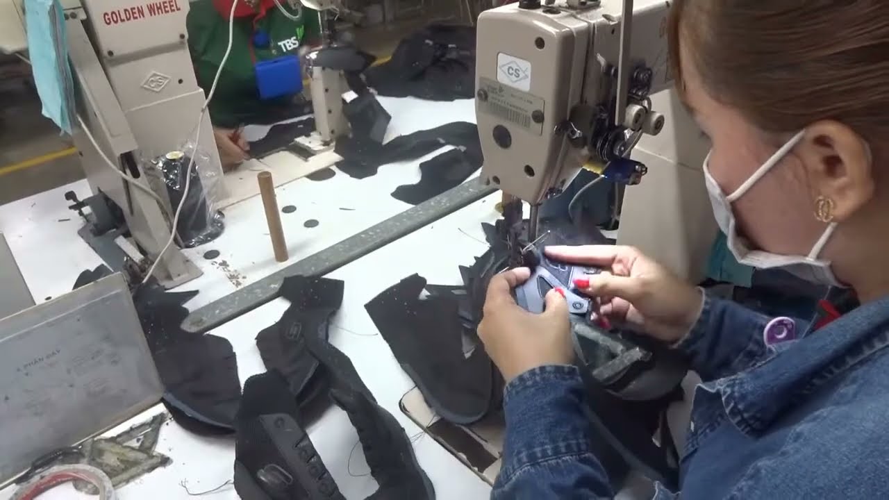 CÁC CÔNG ĐOẠN LÀM GIÀY, CÔNG ĐOẠN 8 : MAY CHÓP MŨI