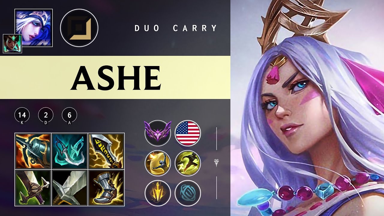 Ashe ADC vs Aurelion Sol - NA Master Patch 25.24