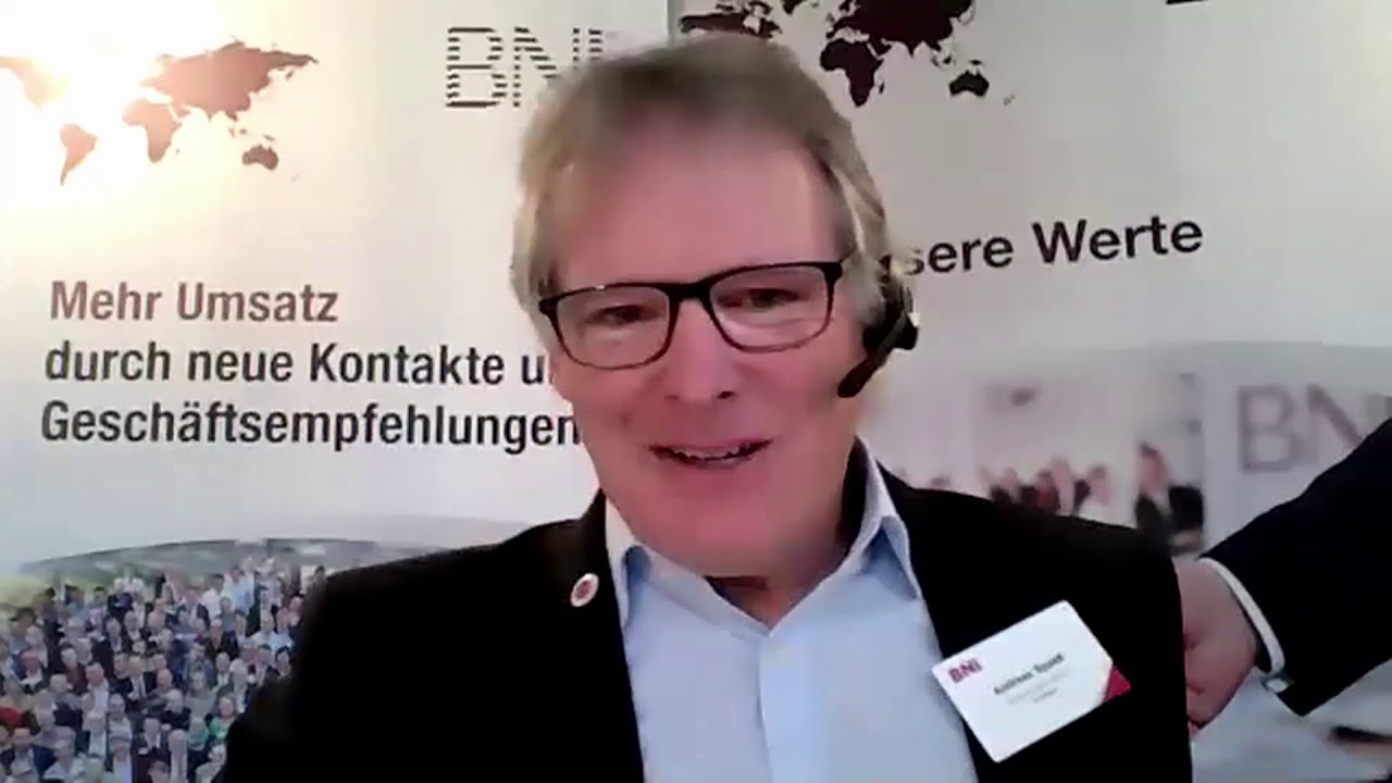 **BNI Wertewelten** Boris Grundl mit Andreas Spaett im Gespr&auml;ch.