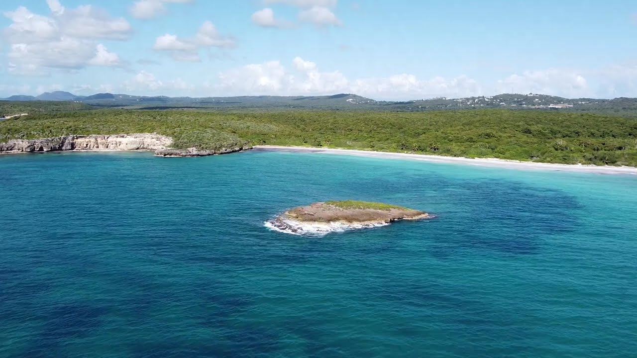 Caracas Beach Drone Footage - Vieques, Puerto Rico 2/5/2025