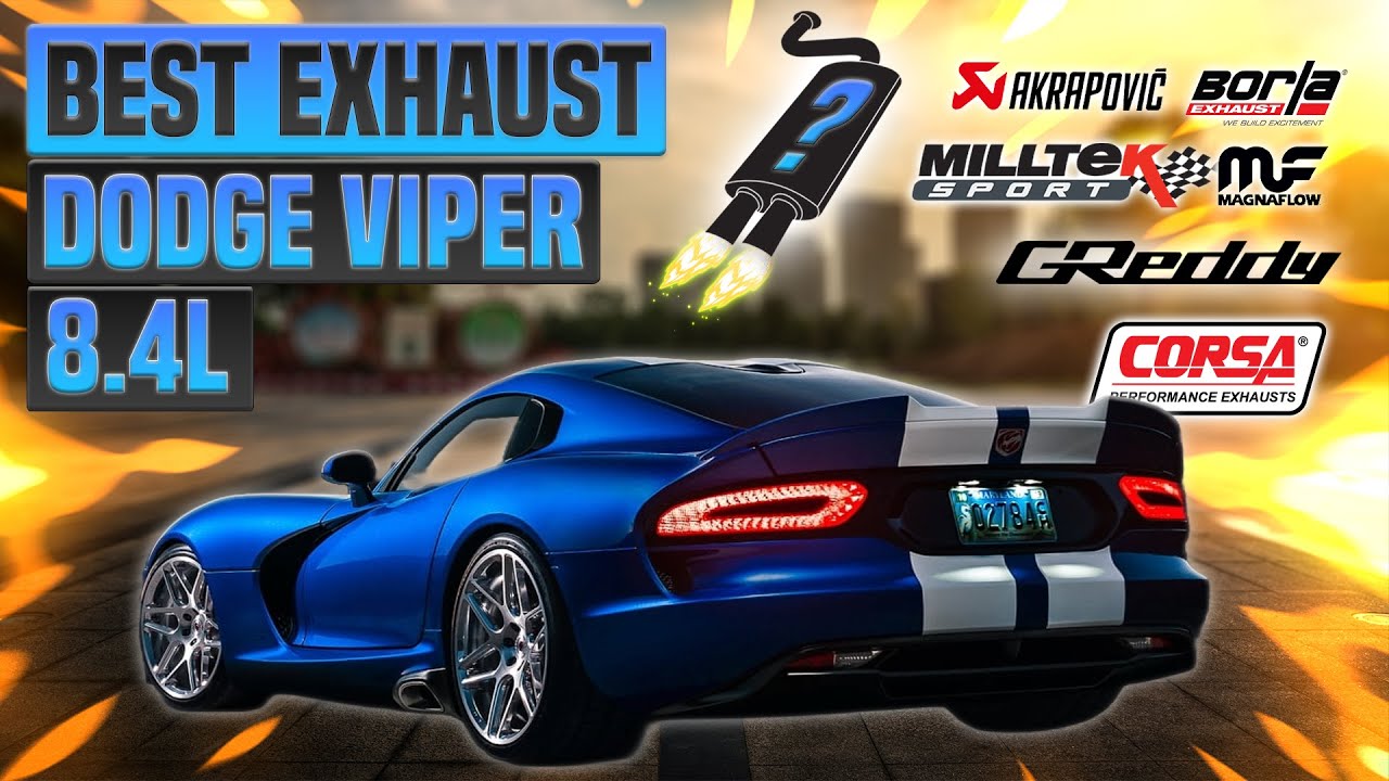 Dodge Viper Exhaust Sound 8.4L🔥 Acceleration,GTS,Stock,Corsa,Borla,Flame,Review,Upgrade,Mods,Corsa+