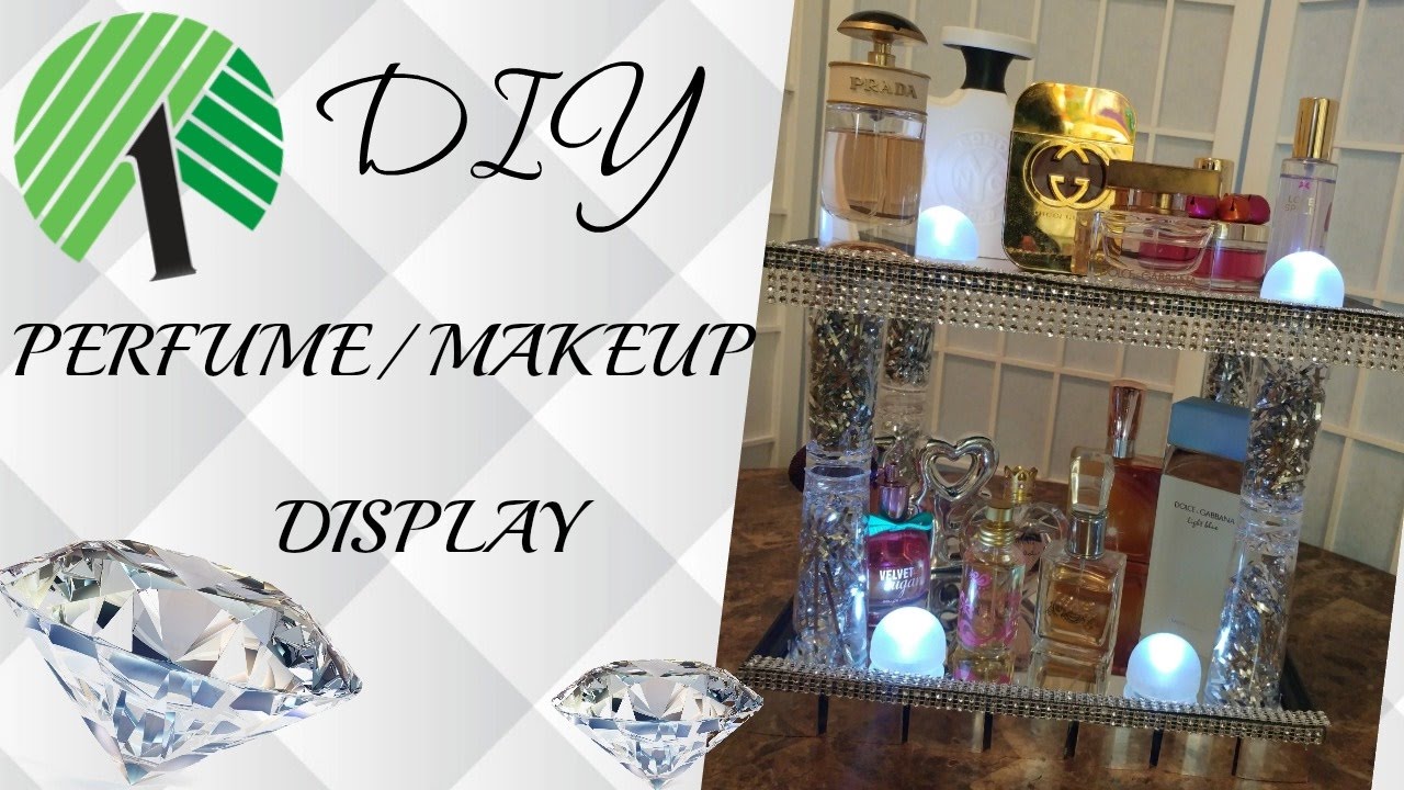 DOLLAR TREE DIY /VANITY DISPLAY/ ORGANIZER