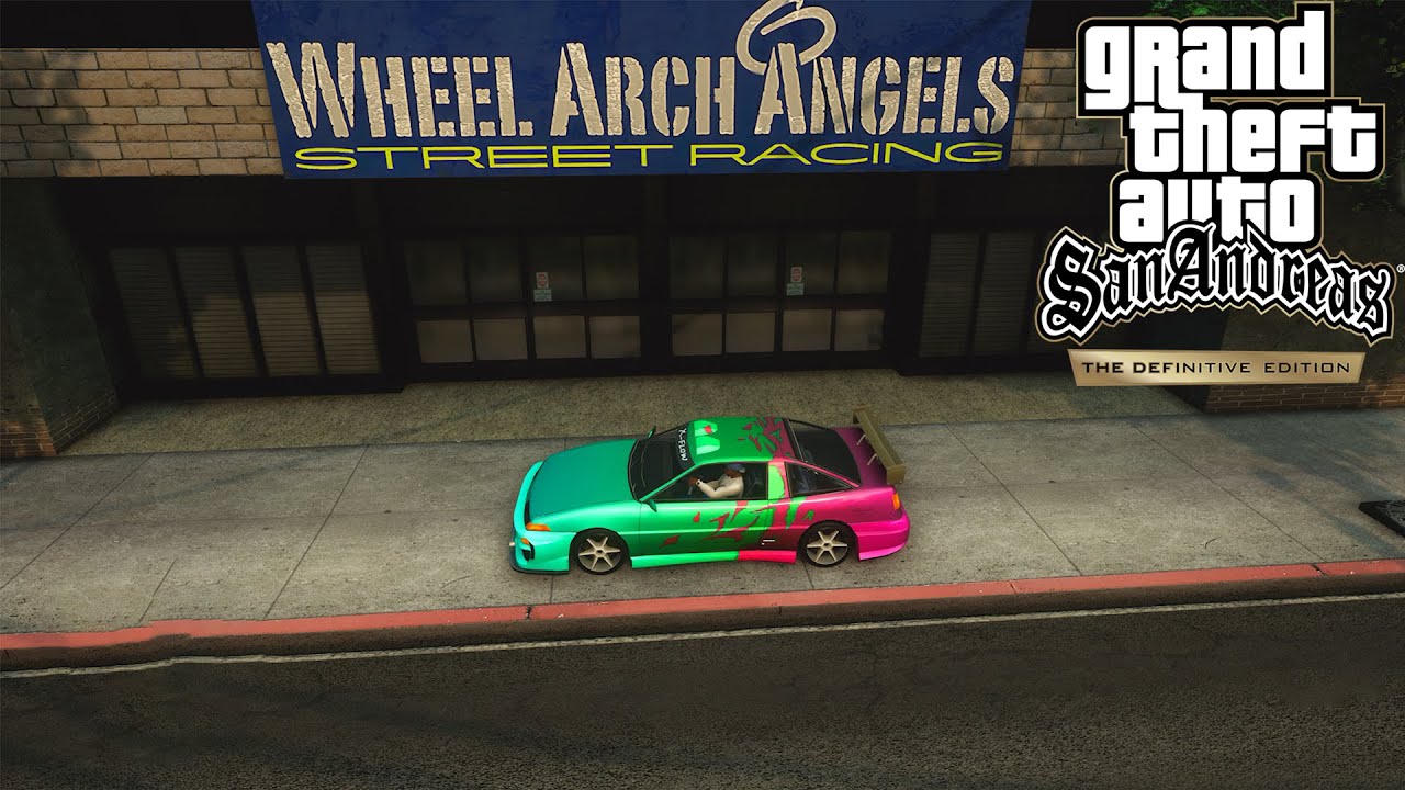 Wheel arch angel in GTA definitive edition