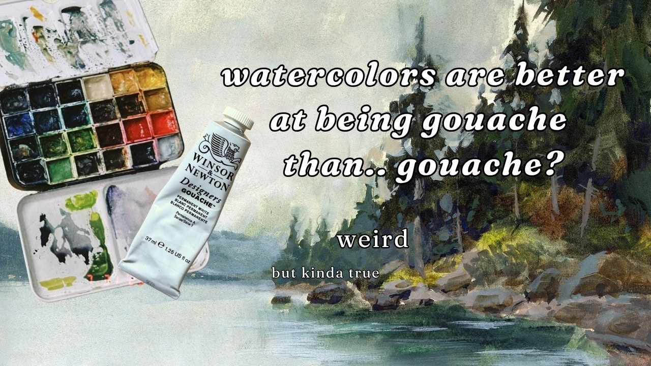 The forbidden watercolor technique