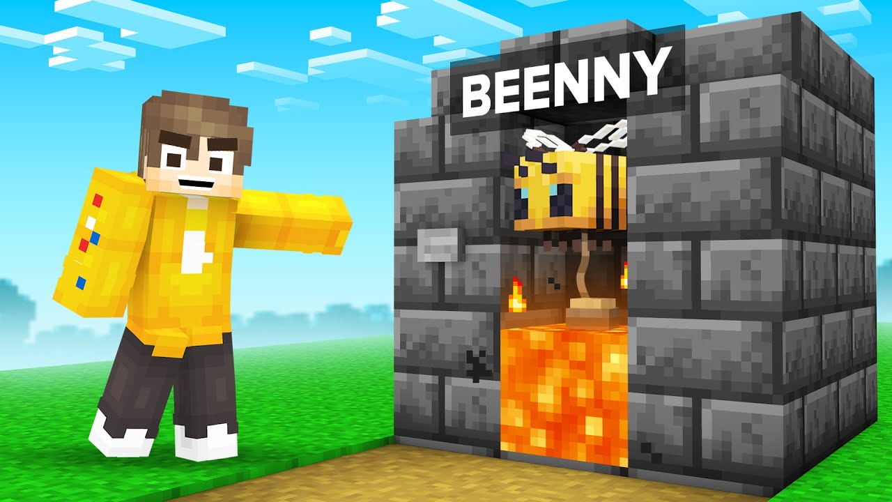 KIDNAPPING JELLY’S PET BEE In MINECRAFT! (Squid Island)