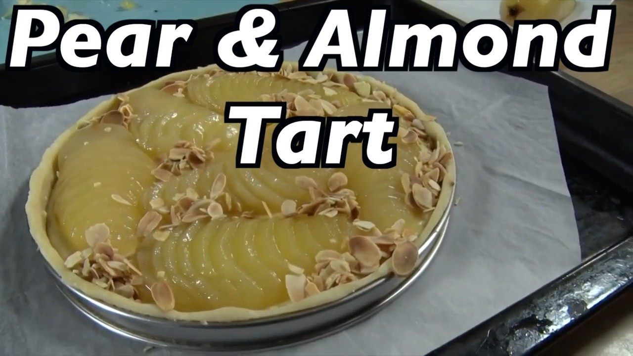 Pear & Almond Tart on a shortcrust pastry & Almond cream with The French Baker Julien.