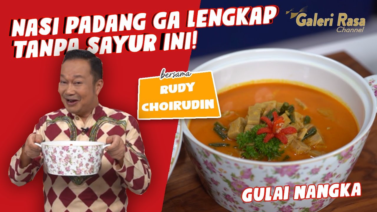 RUDY CHOIRUDIN | NASI PADANG GA LENGKAP TANPA SAYUR INI! ~ GULAI NANGKA PADANG