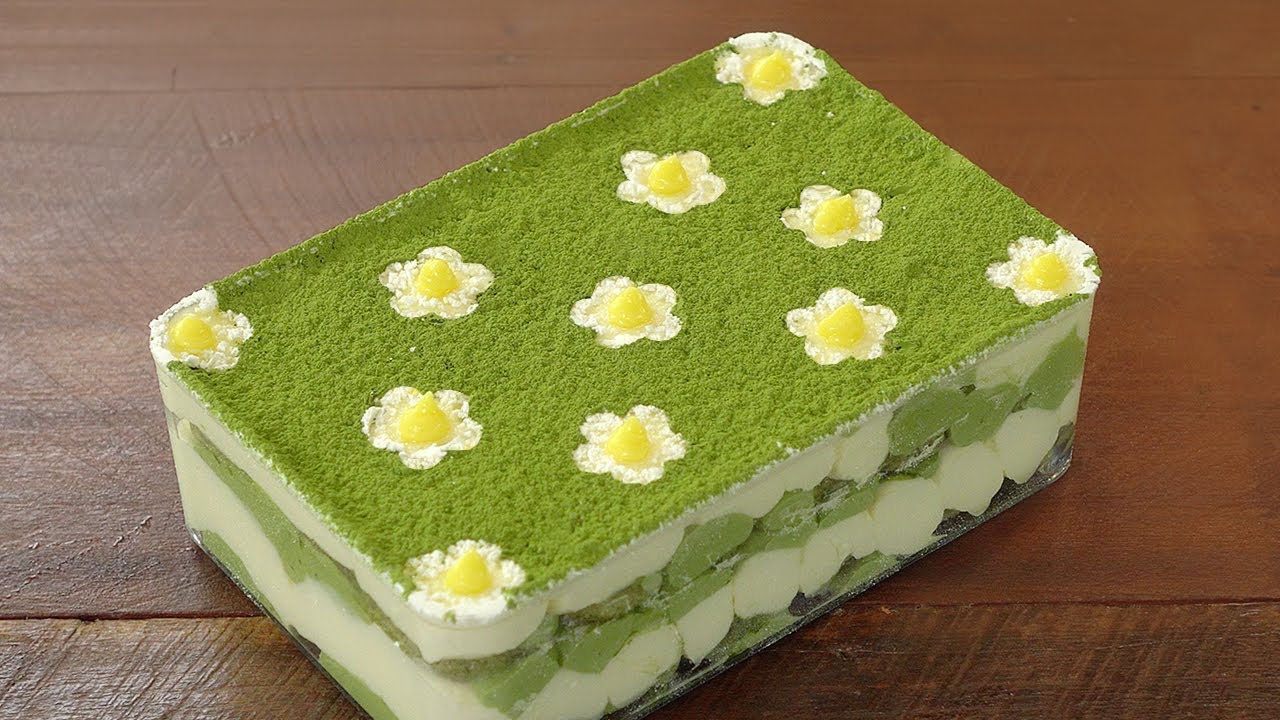 Рецепт тирамису с матча с приятным вкусом и внешним видом :: Торт без духовки