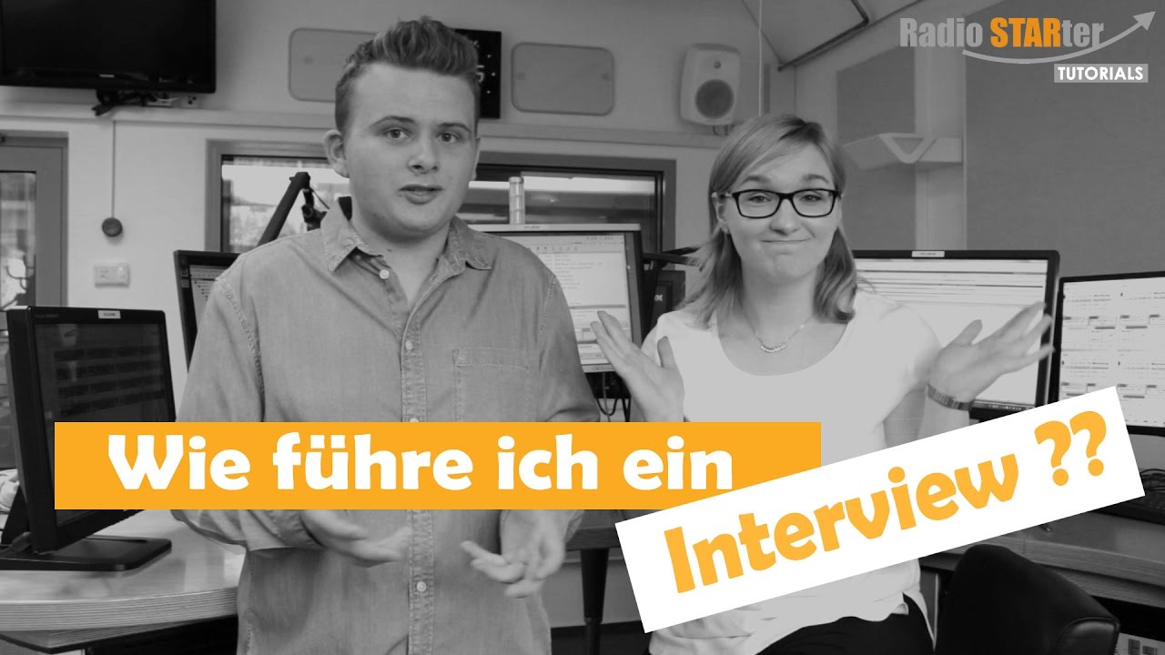 Wie führe ich ein Interview? - Radio Starter Tutorials