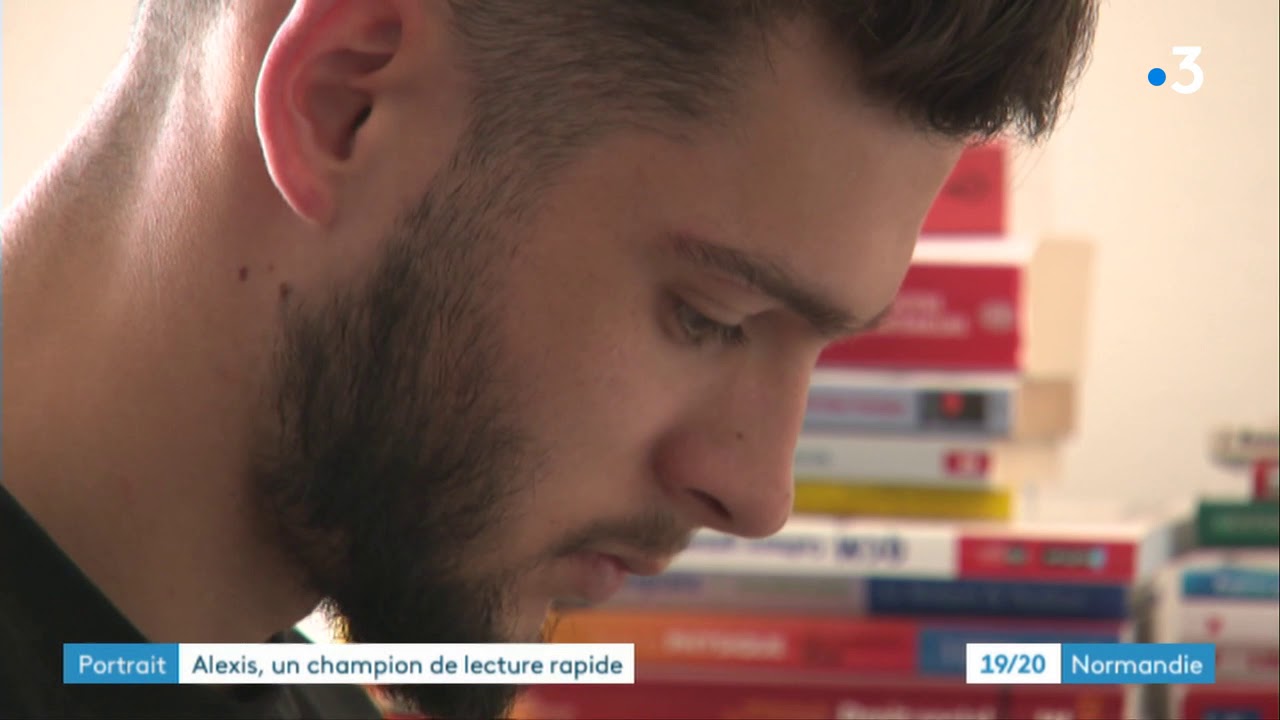 Un jeune normand champion de France de lecture rapide donne des conseils pour lire 200 pages en 1 h