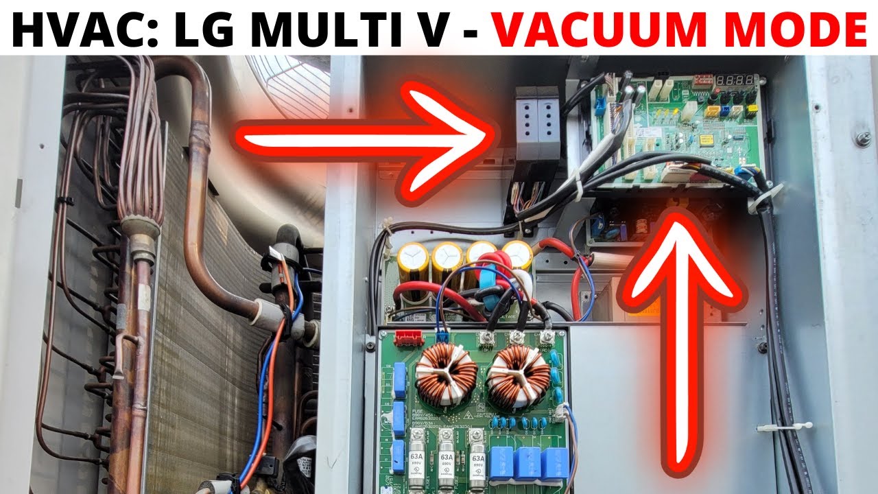 HVAC: как настроить LG Multi V в режим вакуумирования (режим вакуумирования LG Multi V VRF) LG Mu...