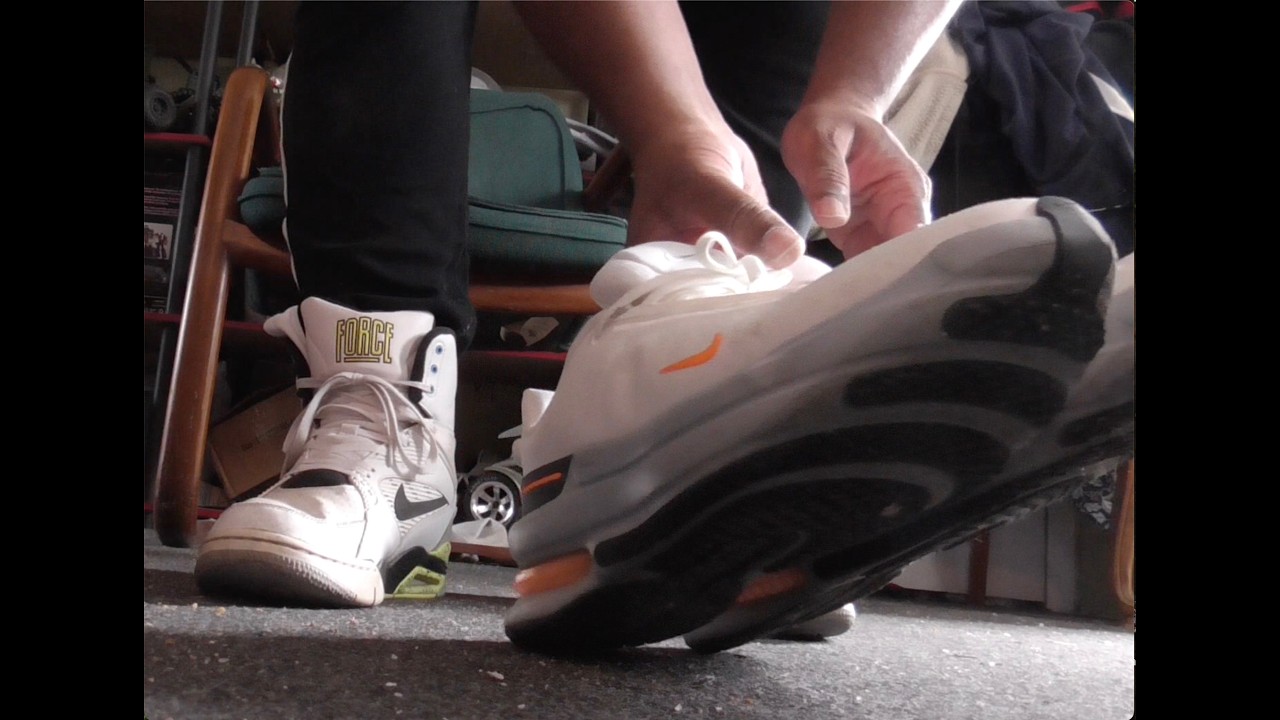 Back to the FUTURE.  Greatest Shoe of All TIME.  still got time before foam breaks apart.  Nike PUMP