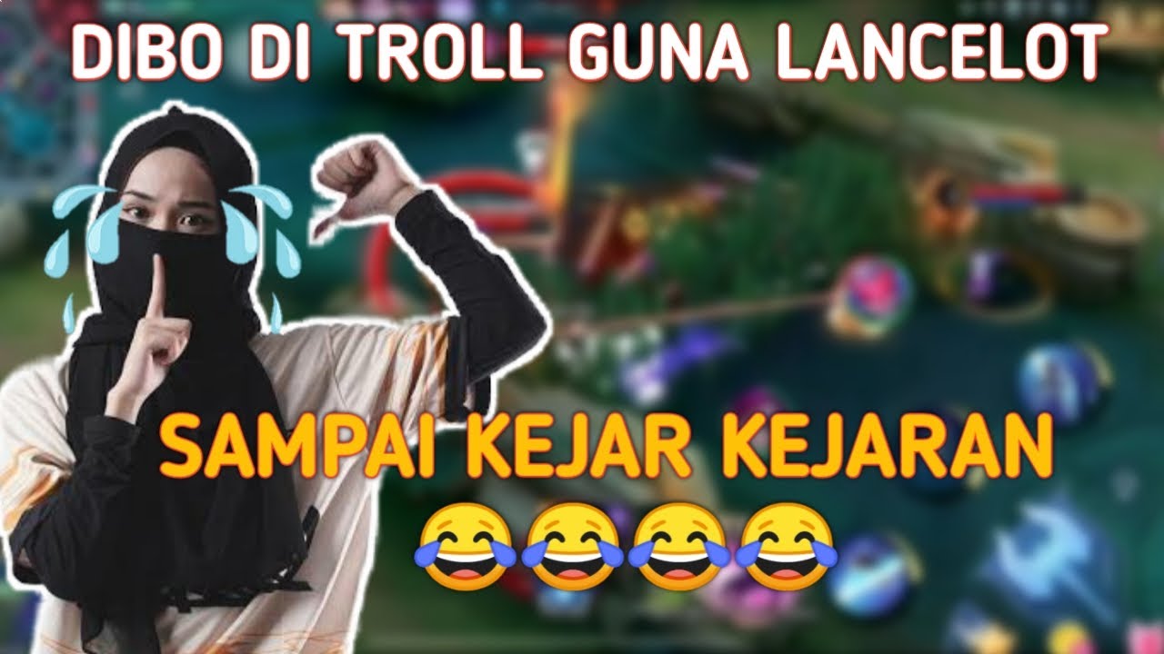 DIBO DI TROLL OLEH CHOU PAKAI LANCELOT SAMPAI KEJAR KEJARAN 😂