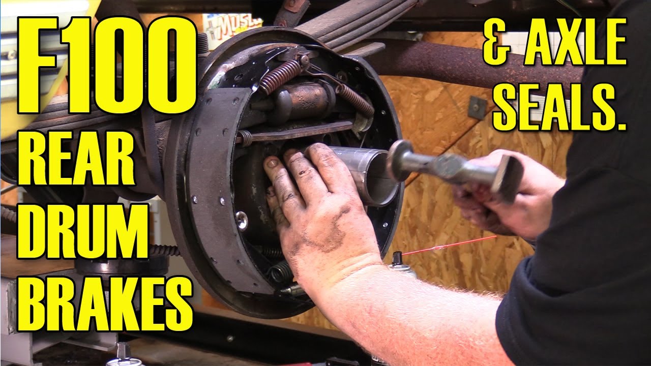 Replace Rear Drum Brakes and Axle Seals