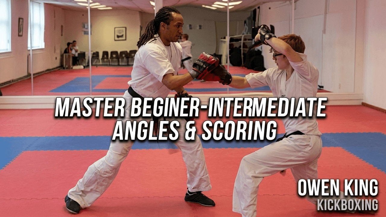 Point Fighting Drill 2: Reverse Punch Variations Master Beginner-Intermediate, Angles & Scoring