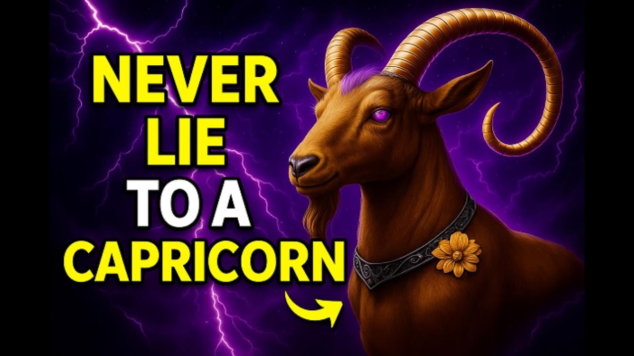 12 REASONS TO NEVER LIE TO A CAPRICORN ♑🐐 OR YOU WILL REGRET IT 🔥