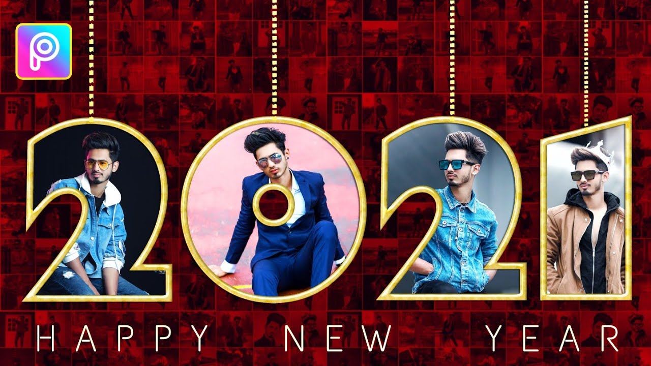 Picsart New Year 2021 Collage editing  | Happy New Year concept photo editing in Picsart mobile