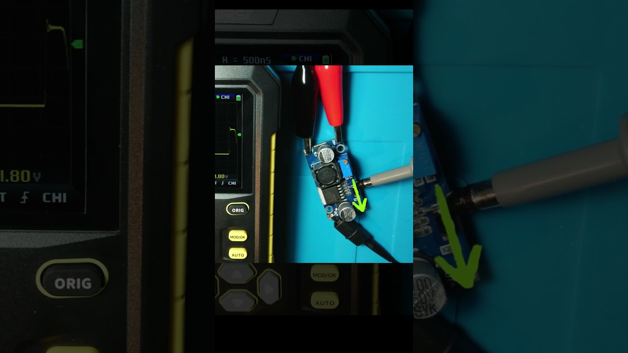 🔋 Boost Konvert&ouml;r Nedir? D&uuml;ş&uuml;k Voltajı Y&uuml;kseltmenin Sırrı! ⚡ Osiloskop &Ouml;l&ccedil;&uuml;mleriyle Anlatım!
