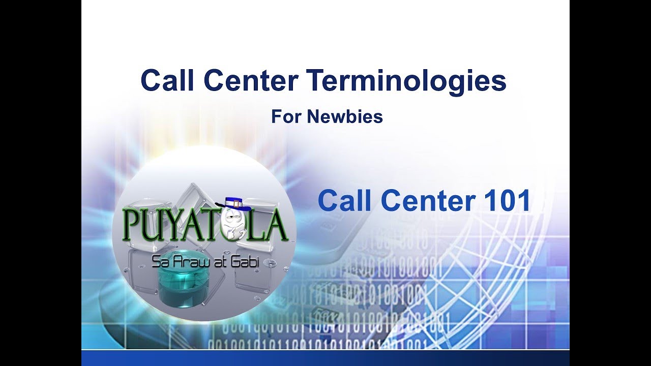 Basic Call Center Terminologies (Tagalog)