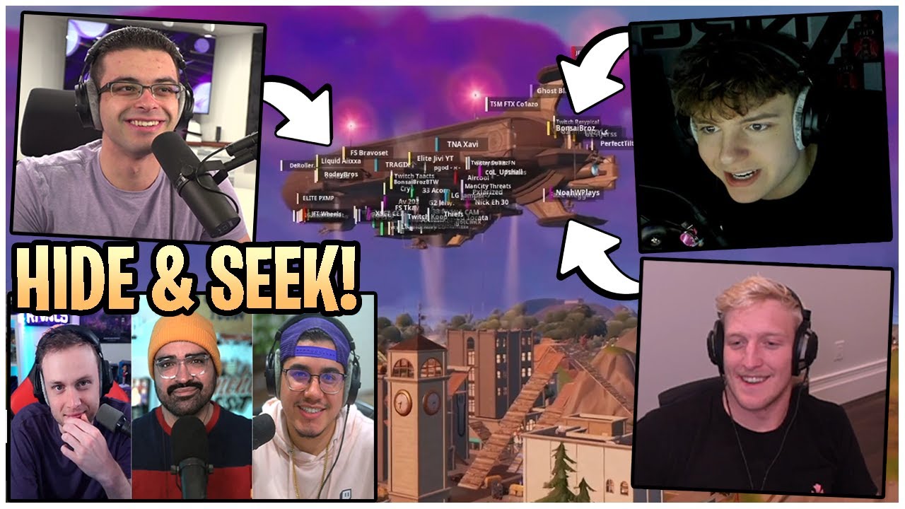 Twitch Hosted A Hide & Seek Game With Tfue, Clix, Nick Eh 30 & 70 Others...