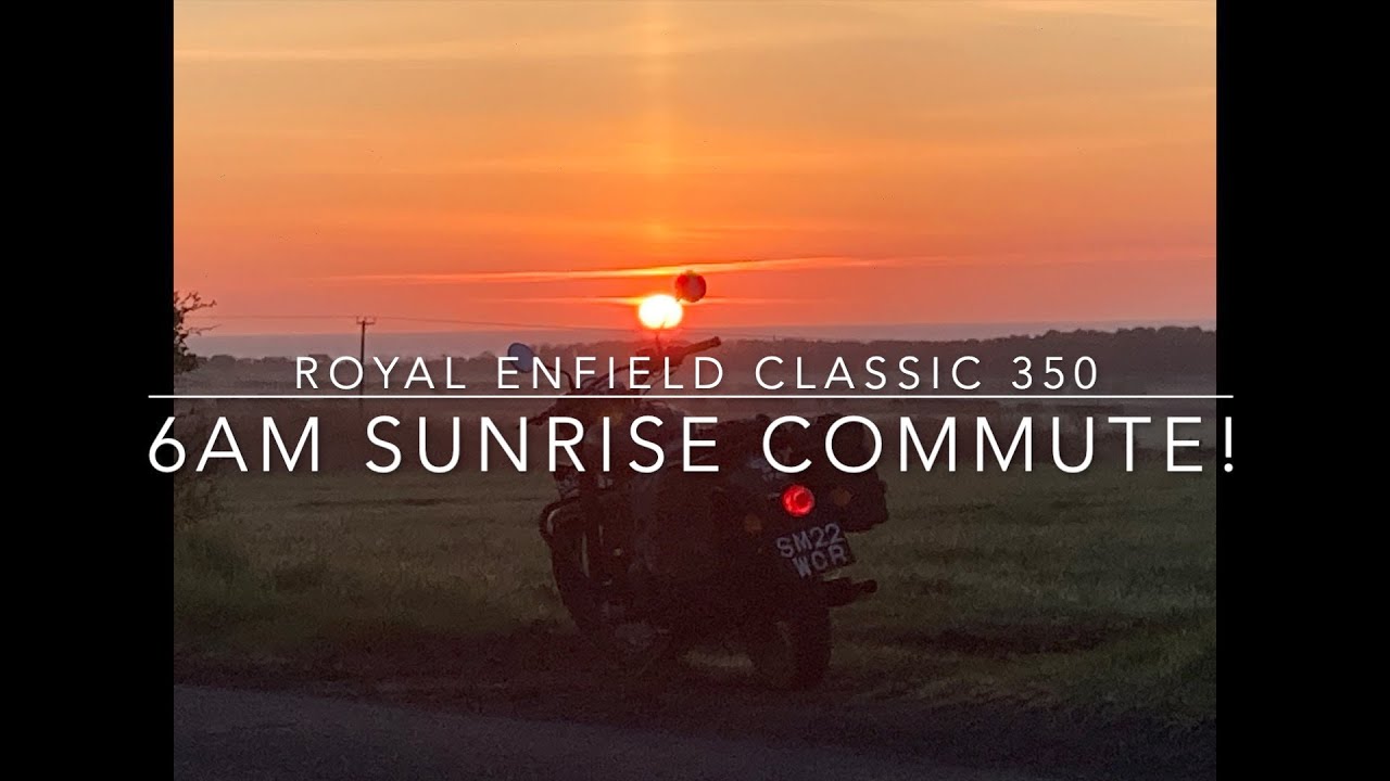 Потрясающий восход солнца! Поездка на мотоцикле Royal Enfield Classic 350 по восточному побережью...