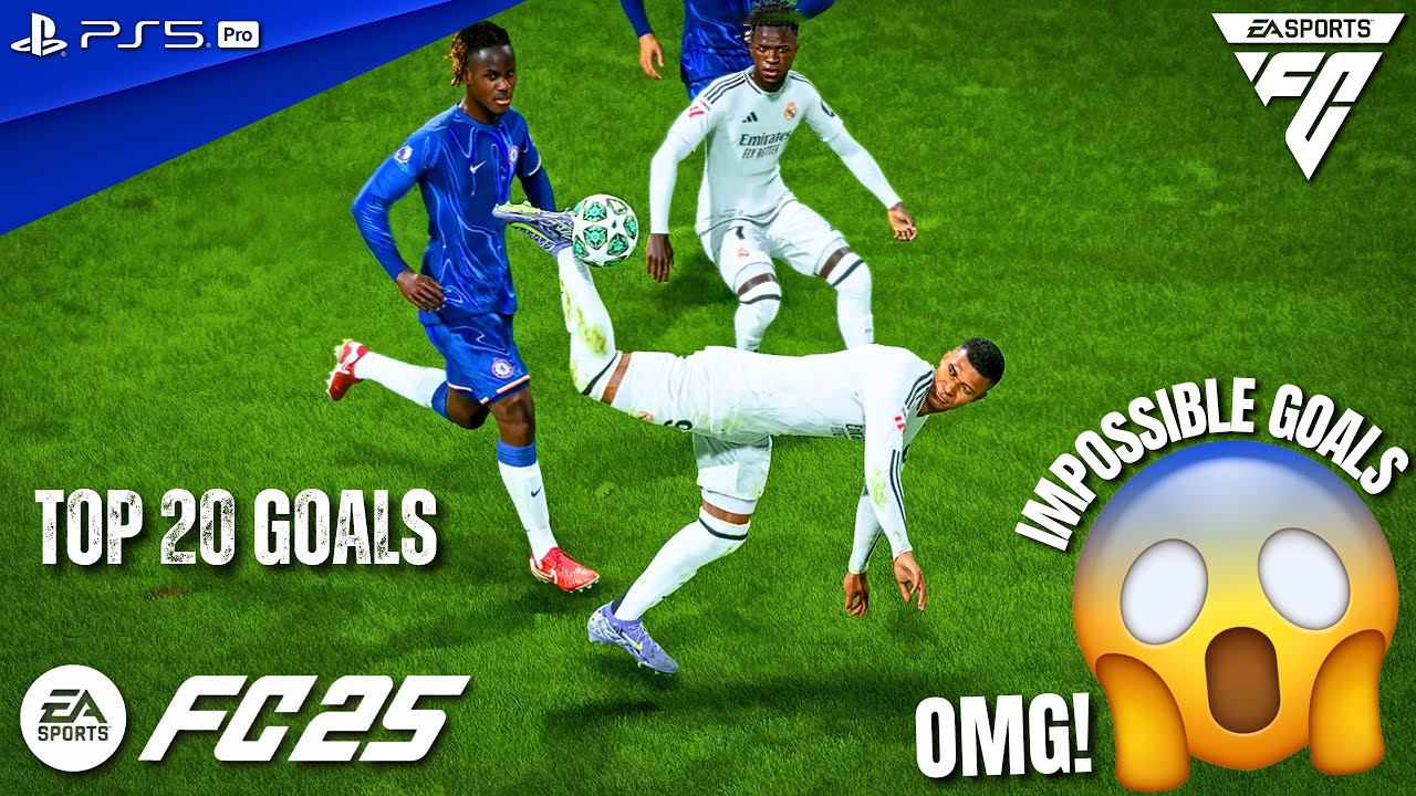 FC 25 - TOP 20 GOALS BY KYLIAN MBAPPE #12 | PS5 PRO [4K60]