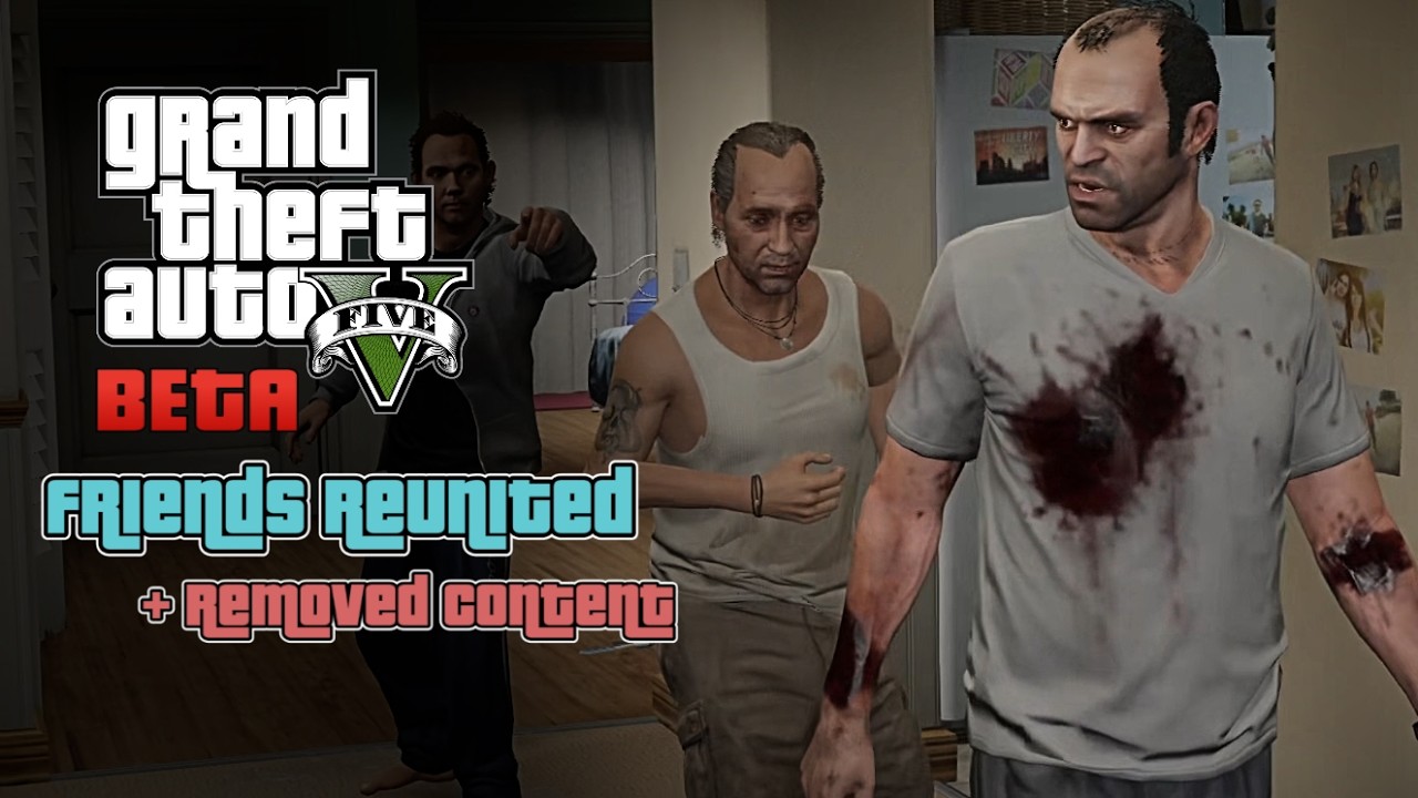 Friends Reunited Mission Gameplay - All Beta Removed Content GTA 5 Beta Edition