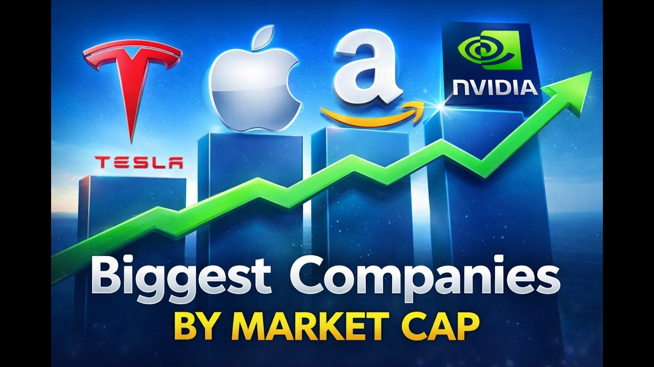Top Companies by Market Cap (1990–2024) | 3D Bar Chart Race