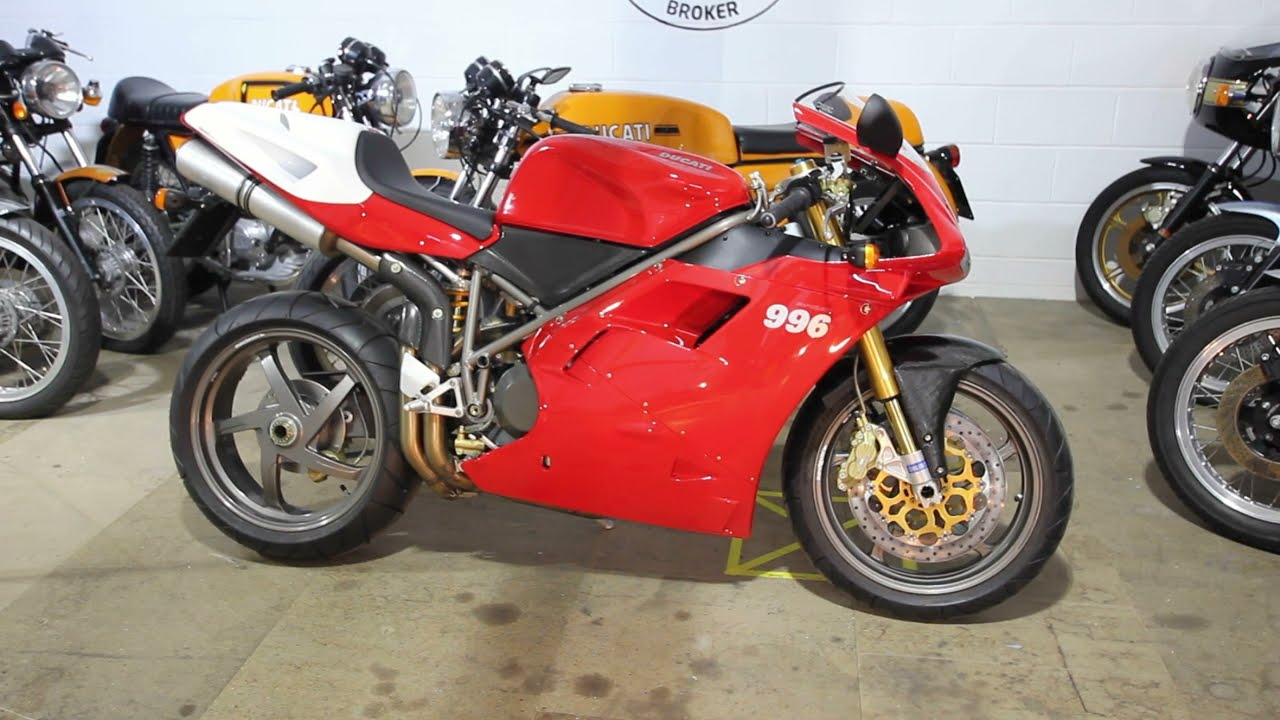 New Ducati 996 SPS FR2 buying NOS classic motorcycles. We do all this to prove the machine is new.