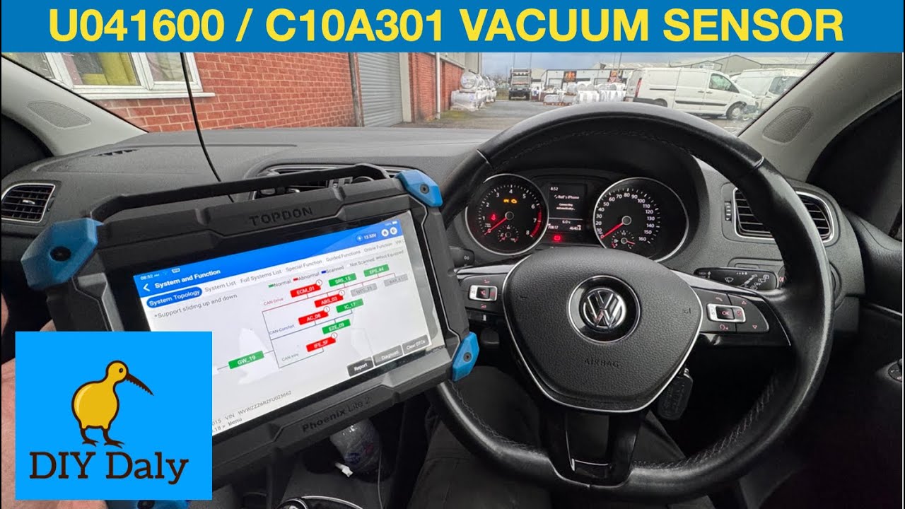Неисправность индикатора двигателя VW Polo U041600 / C10A301 - Датчик вакуума