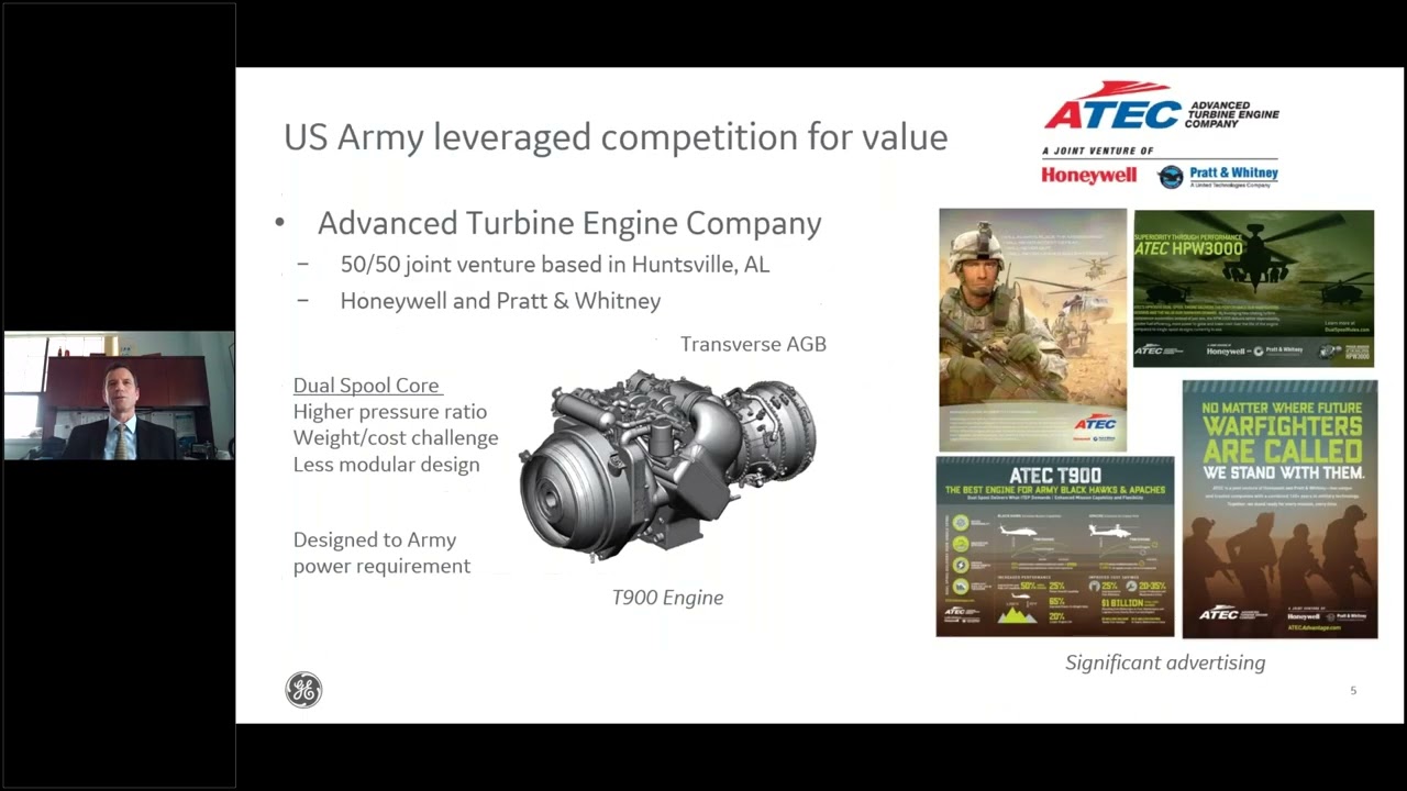 Tom Champion: GE Aviation's T901/ITEP Overview, hosted by the VFS Stratford Chapter