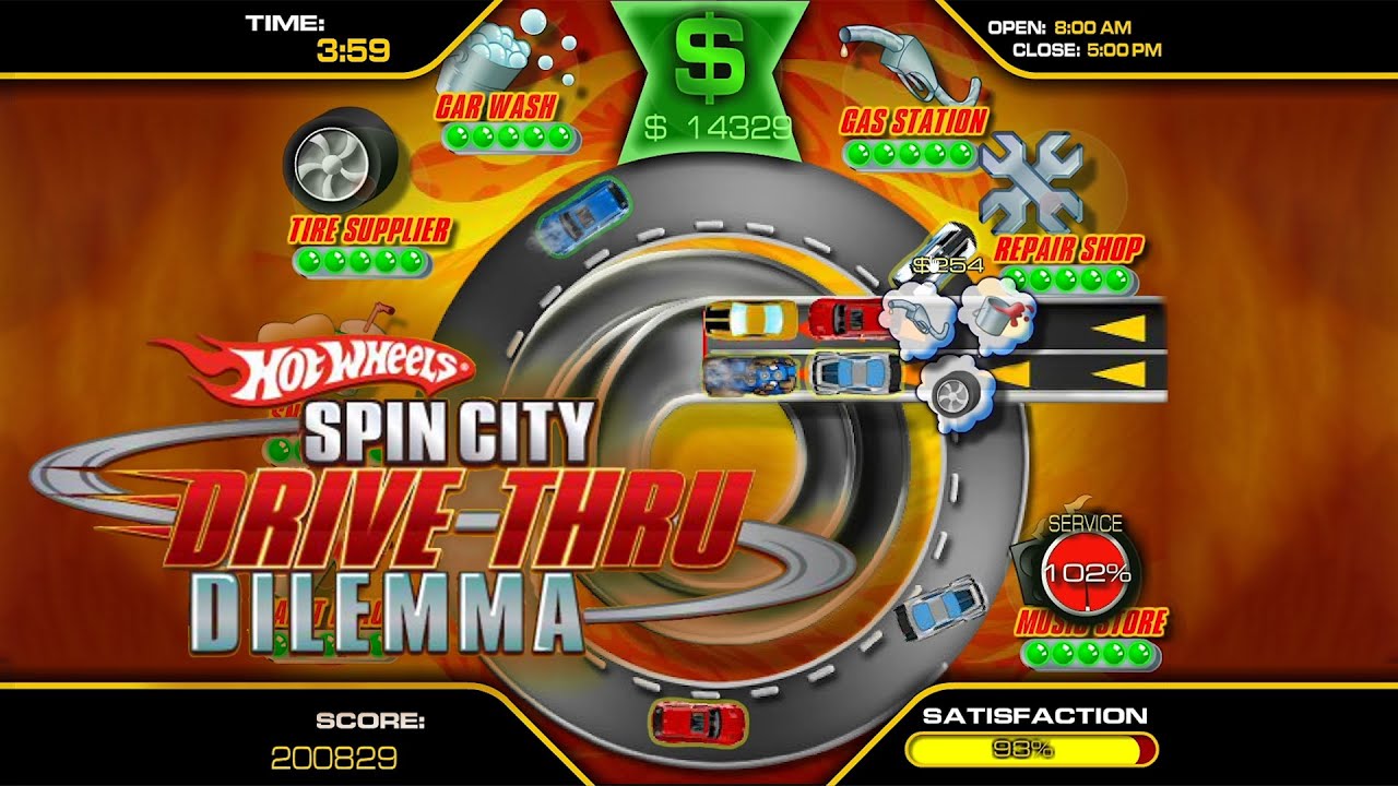 Hot Wheels Drive-Thru Dilemma (Full Game)