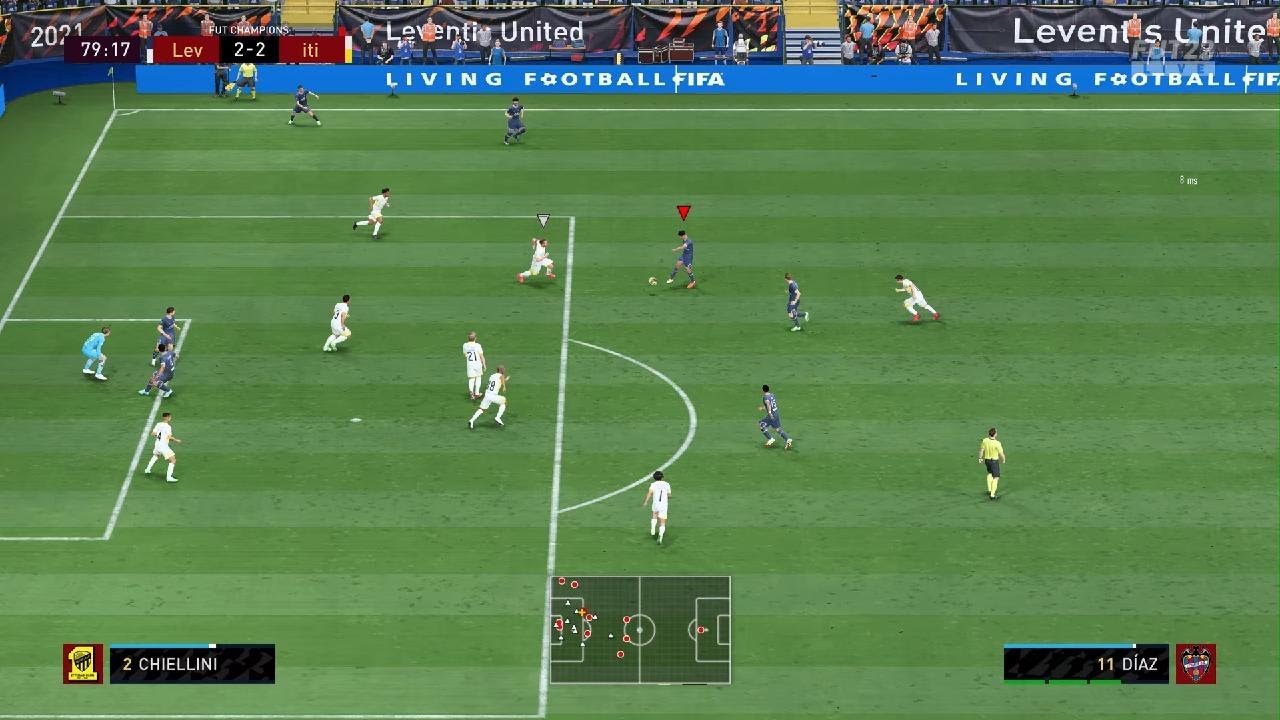 FIFA 22 best Camera Settings Tele: height 0 Zoom 1