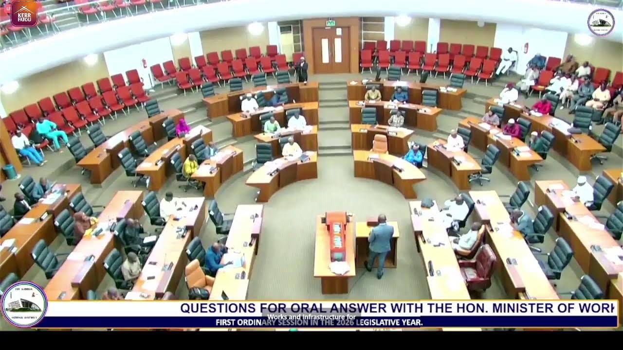FIRST ORDINARY SESSION IN THE 2026 LEGISLATIVE YEAR