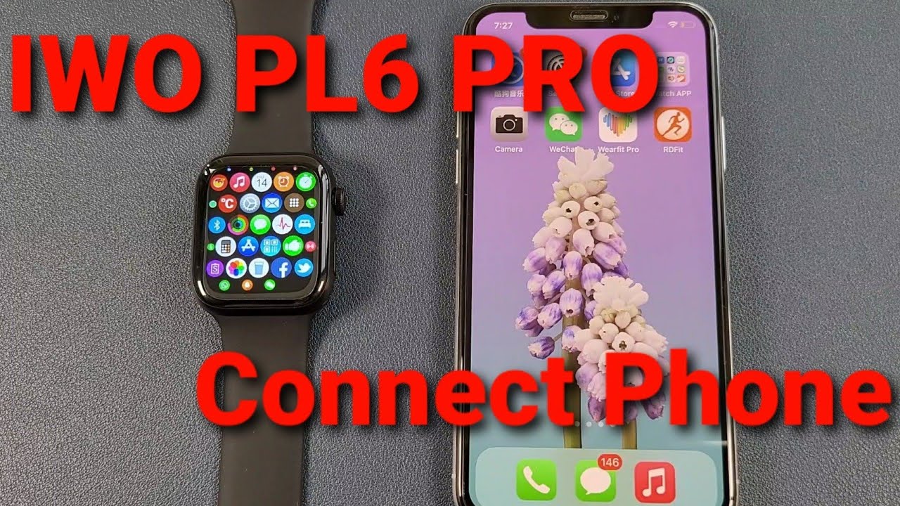 IWO PL6 PRO Smartwatch Connect Phone & How to Add Extra & Customize Watch Face-Better VS Fly 5 Plus