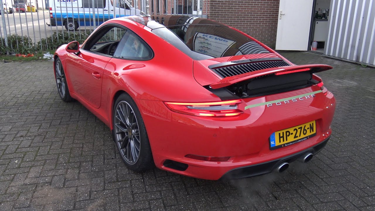 [4K] 2016 Porsche 991 Carrera S MK2 3.0L Turbo - Start up, Revs & Exhaust Sound