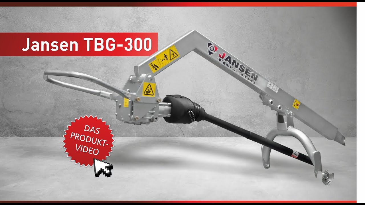 Traktorbohrer/Erdbohrgerät Jansen TBG-300. Robust,kraftvoll,vielseitig