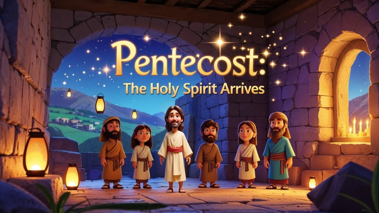 Pentecost: The Holy Spirit Arrives | Kids Bible Story for Children | Acts 2 Animated Adventure