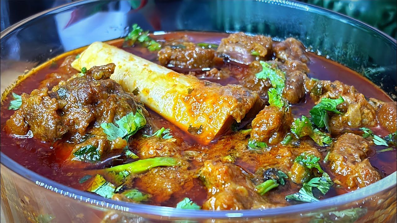 Smoky Flavour Mutton Korma Recipe | Mutton Gravy Korma Recipe