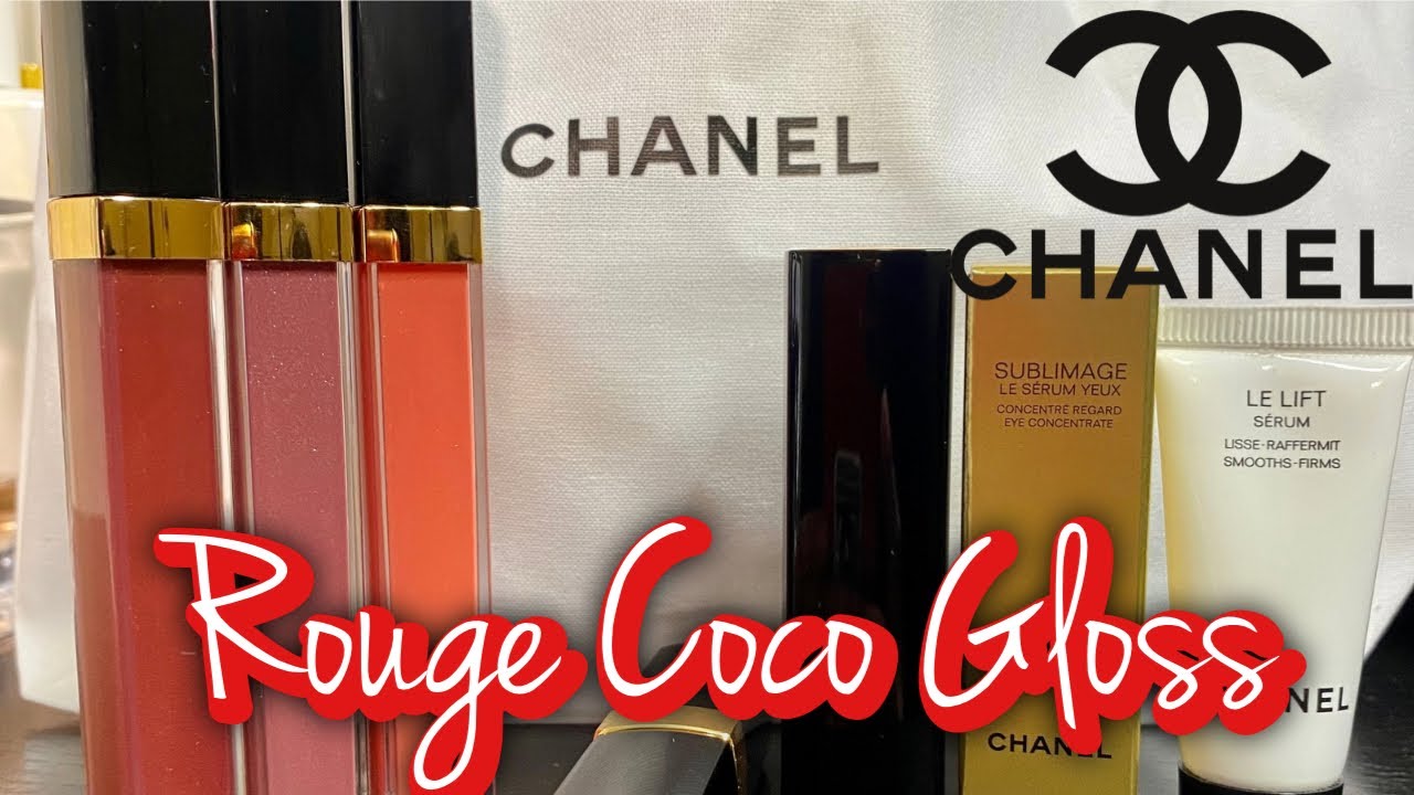 The Best Lipgloss Shine | Chanel Rouge Coco Lipgloss Swatches 