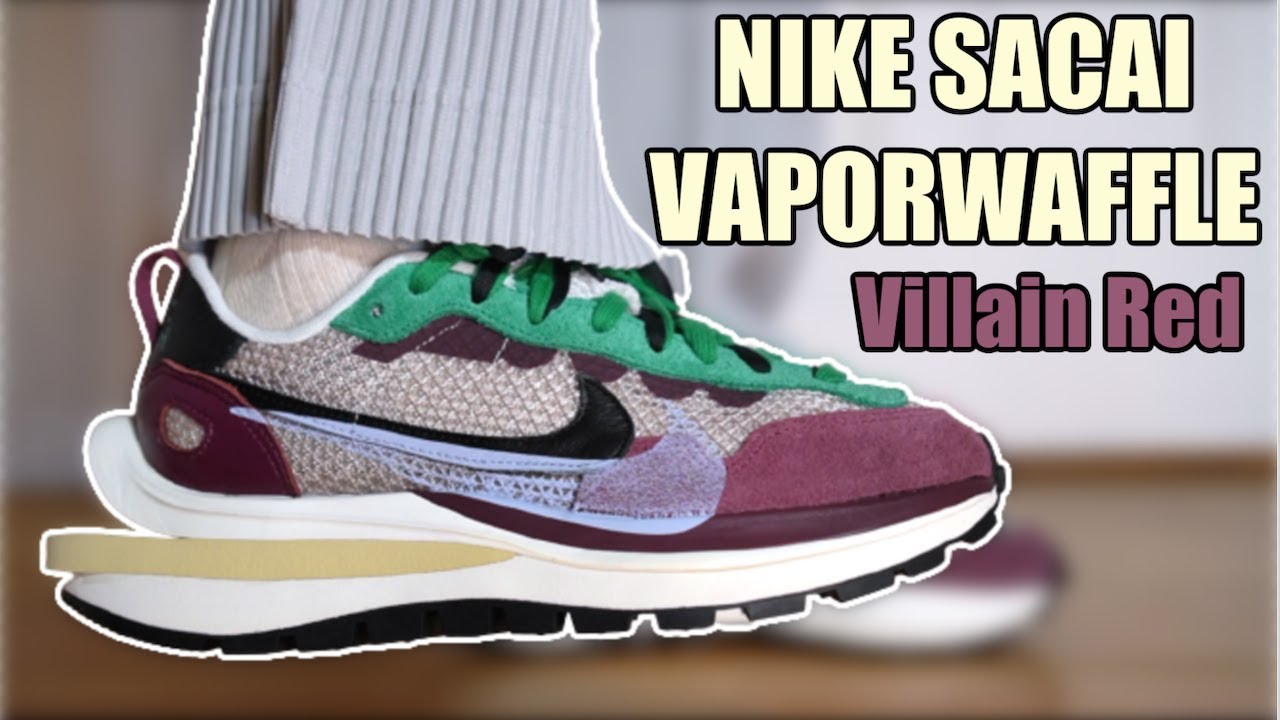NIKE SACAI VAPORWAFFLE STRING VILLAIN RED REVIEW & ON FEET  + SIZING & RESELL + HOW TO STYLE