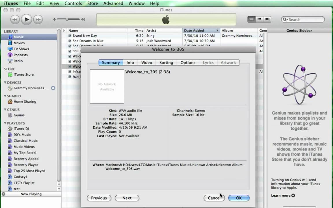 Audio File Conversion