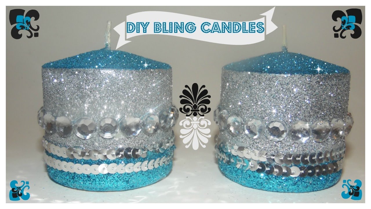 DIY - BLINGED OUT CANDLE 💎 BLING QUEENS EP #3