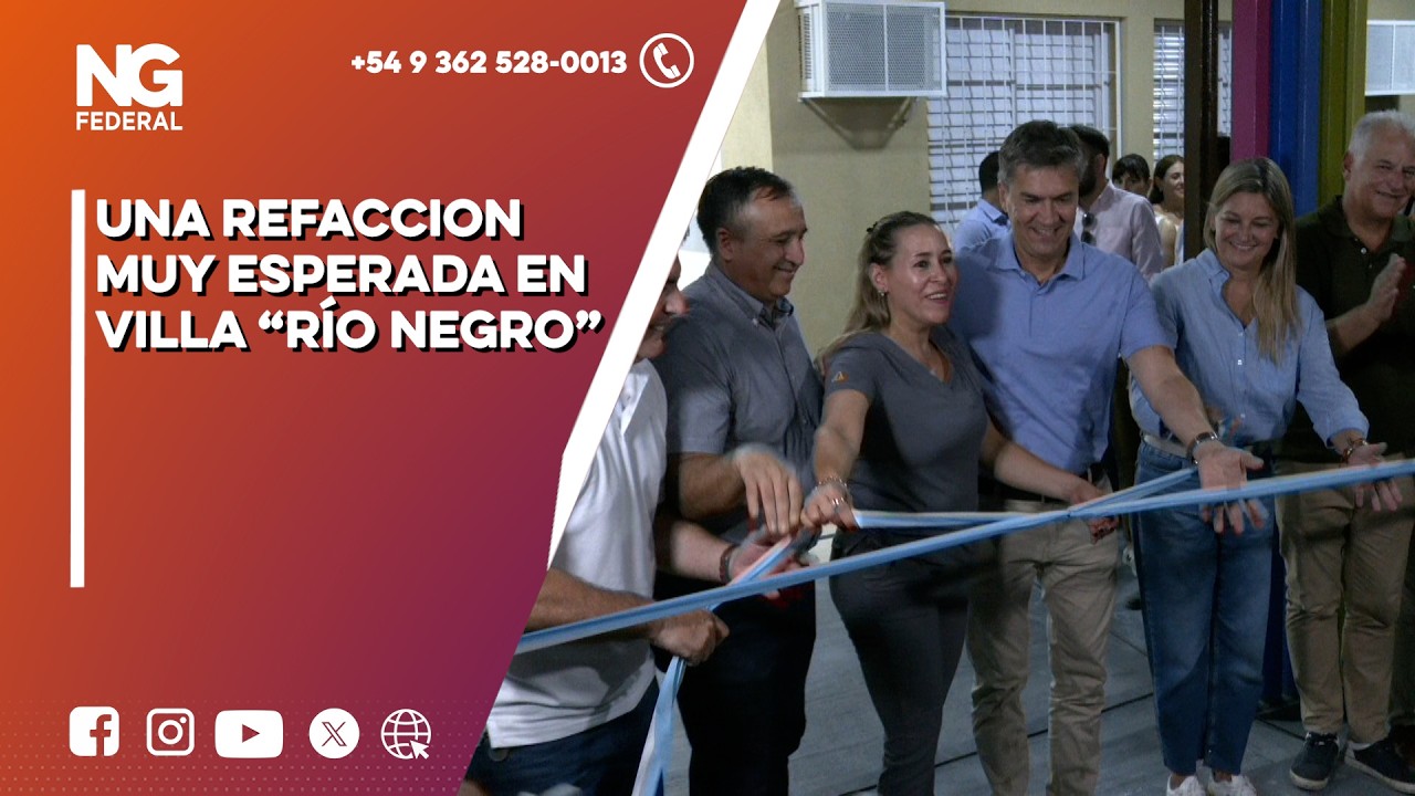 NGFEDERAL - UNA REFACCION MUY ESPERADA EN VILLA “RÍO NEGRO” -  RESISTENCIA