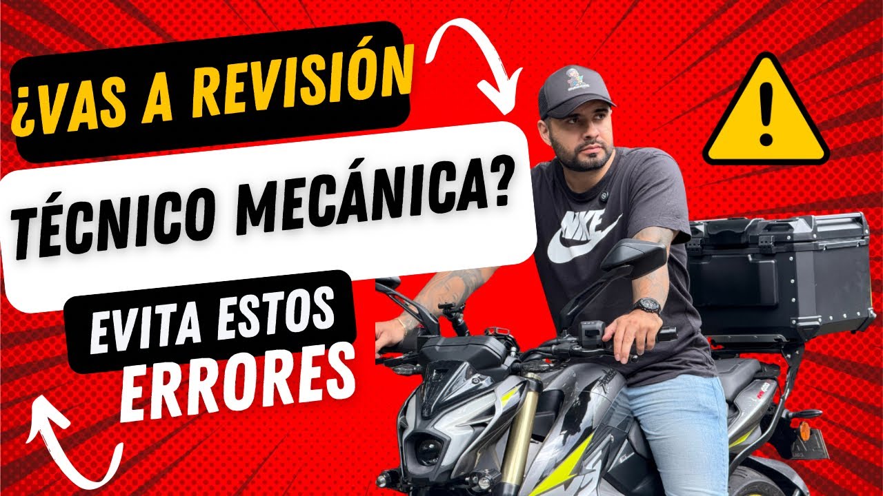 Como pasar la revisión técnico mecánica con tu moto 🏍⚠️