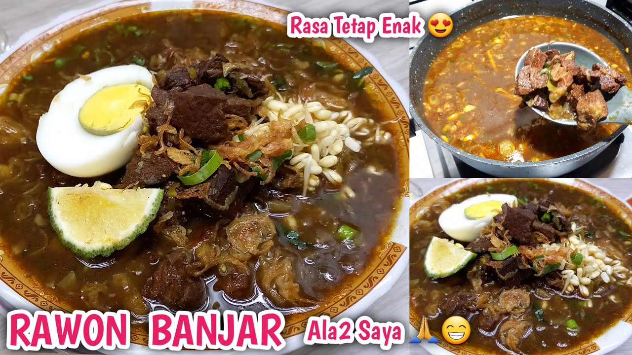 Resep Rawon -  Makanan Berkuah Terenak Sedunia Rawon Ala Banjar